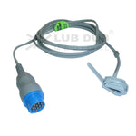 Spo2 Neonatal 3 Mtr Probe Compatible with Schiller Truscope Mini 12 Pin Digital Rubber type