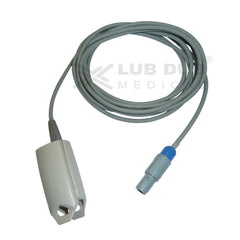 Spo2 Adult 3 Mtr Probe Compatible with Riransa - 6 Pin S/n Clip type - Lubdubbazzar