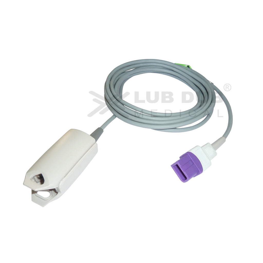Spo2 Adult 3 Mtr Probe Compatible with Spacelab 10 Pin Om clip type