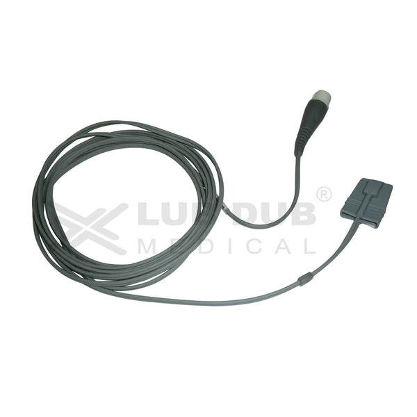 Spo2 Pediatric  3 Mtr Probe Compatible with  Aspen / Schiller / Vitalsign 9 pin S/c Rubber type