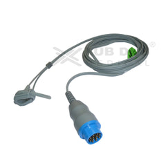 Spo2 Neonatal 3 Mtr Probe Compatible with L&T 12 Pin (5) Rubber type