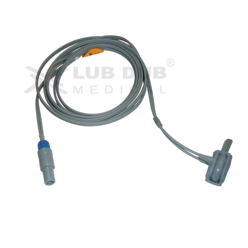 Spo2 Neonatal 3 Mtr Probe Compatible with Uniem 6 Pin S/n Rubber type- Lubdubbazzar