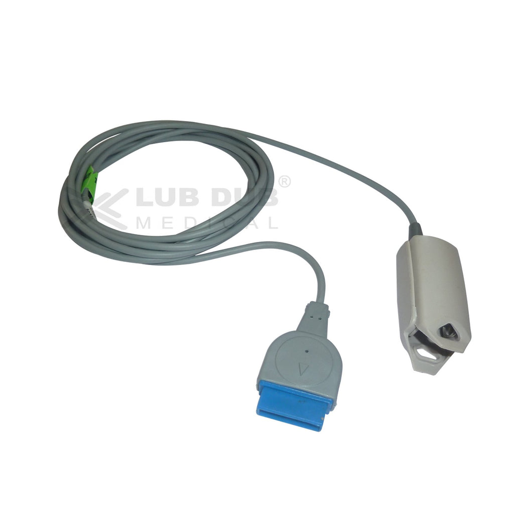 Spo2 Adult 3 Mtr Probe Compatible with GE Os 11 Pin clip type