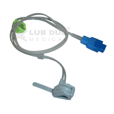 Spo2 Neonatal 0.9 Mtr Probe Compatible with GE Trusignal Rubber type - LubdubBazaar