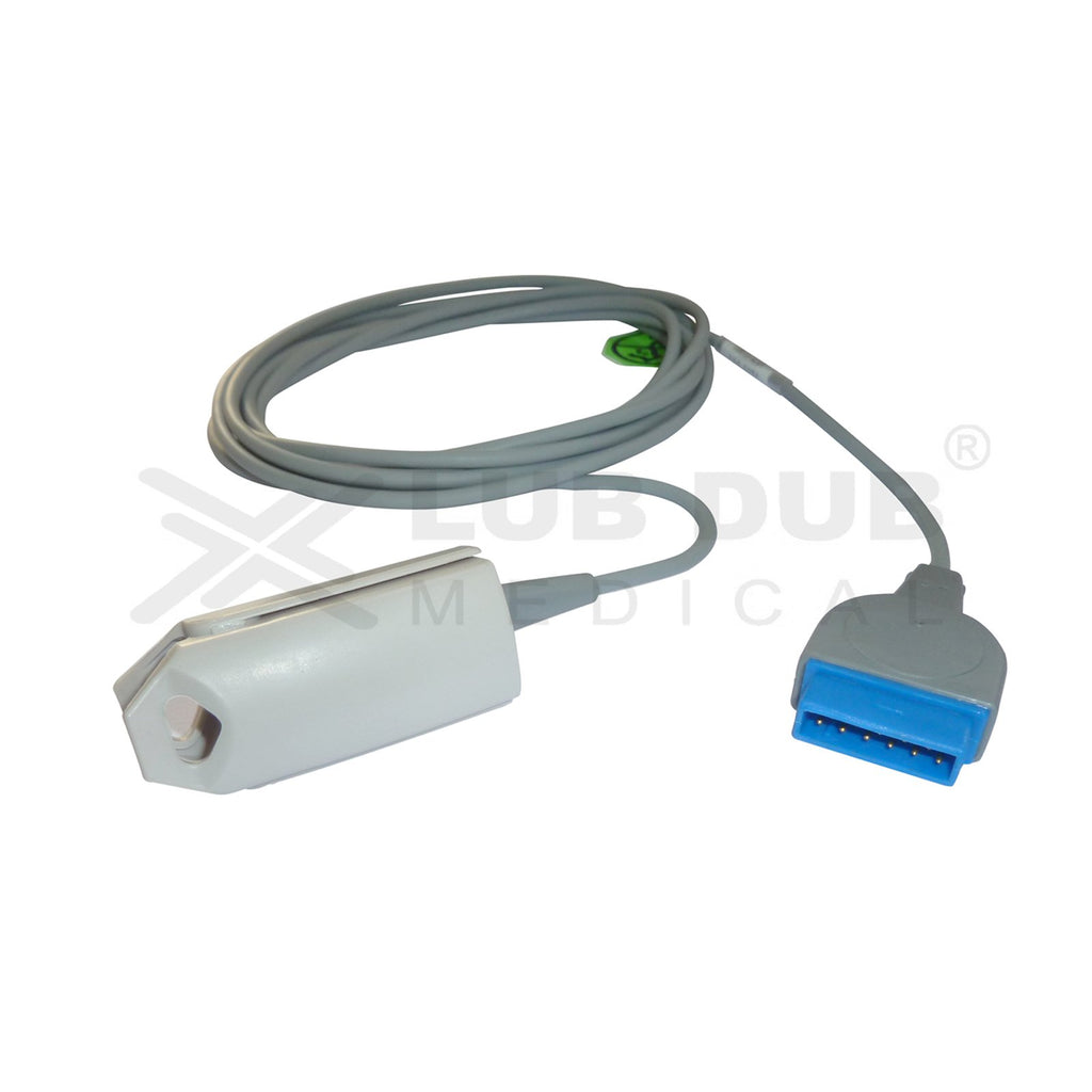Spo2 Adult 3 Mtr Probe Compatible with GE S5/B20/B30/B40/Trusat 11 pin Clip type