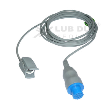 Spo2 Pediatric  3 Mtr Probe Compatible with Datex S5 / 10 Pin Female Clip type