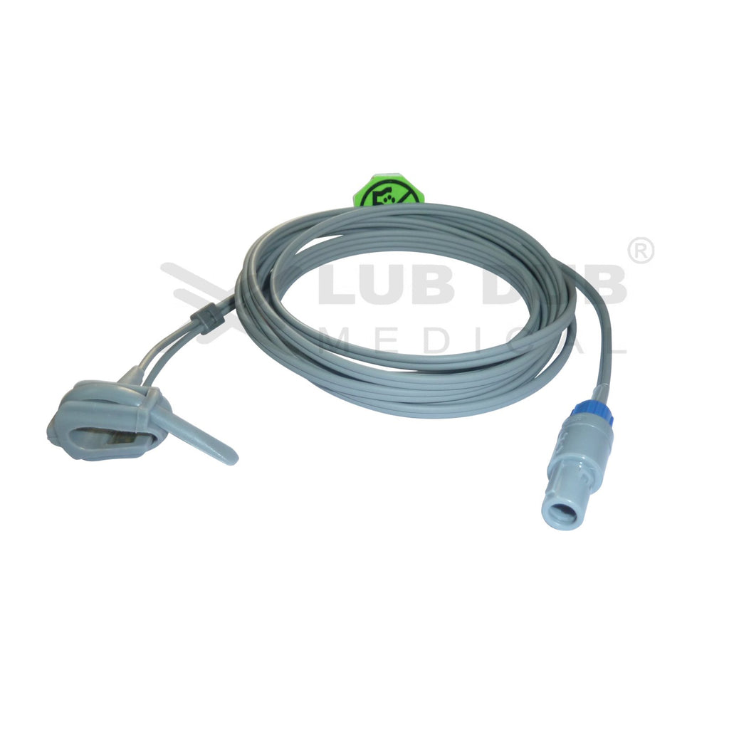 Spo2 Neonatal  3 Mtr Probe Compatible with BCI / Nasan / Concept / Bluestar / 6 Pin Rubber type