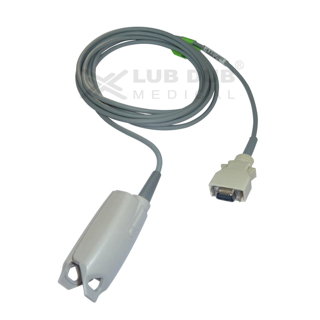 Spo2 Adult 3 Mtr Probe Compatible with Nellcor Os 3m Connector clip type