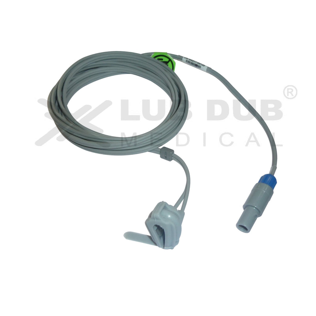 Spo2 Neonatal 3 Mtr Probe Compatible with Life Plus 6 Pin S/n Digital Rubber type