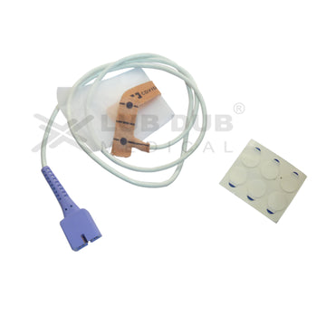 Spo2 Disposable Adult/neonatal 0.9 Mtr Probe Compatible with Nellcor Os
