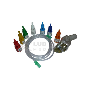 Disposable Multi Flow Venturi Mask Kit Pediatric (Pack of 10)