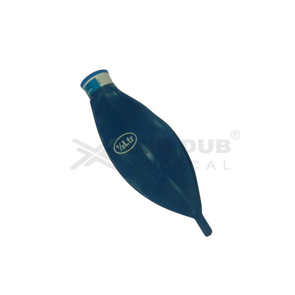 Disposable Rebreathing bag Blue 0.5 Ltr Assembly With out Oxiboy Logo