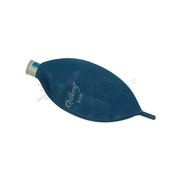 Disposable Rebreathing Bag Blue 2.0 Ltr's Assembly With Oxiboy Logo