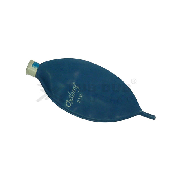 Disposable Rebreathing Bag Blue 2.0 Ltr's Assembly With Oxiboy Logo