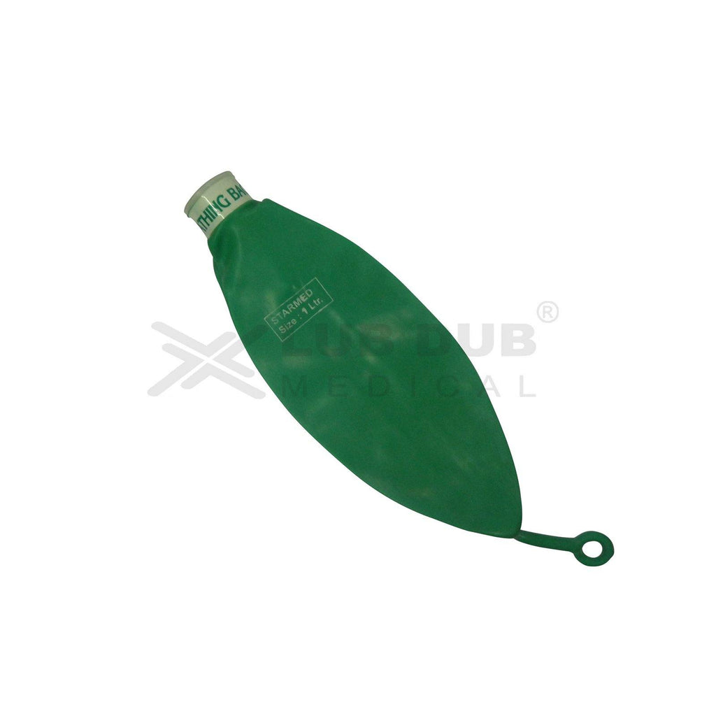 Rebreathing Bag With Ring Green 0.5 Ltr's (22mm)