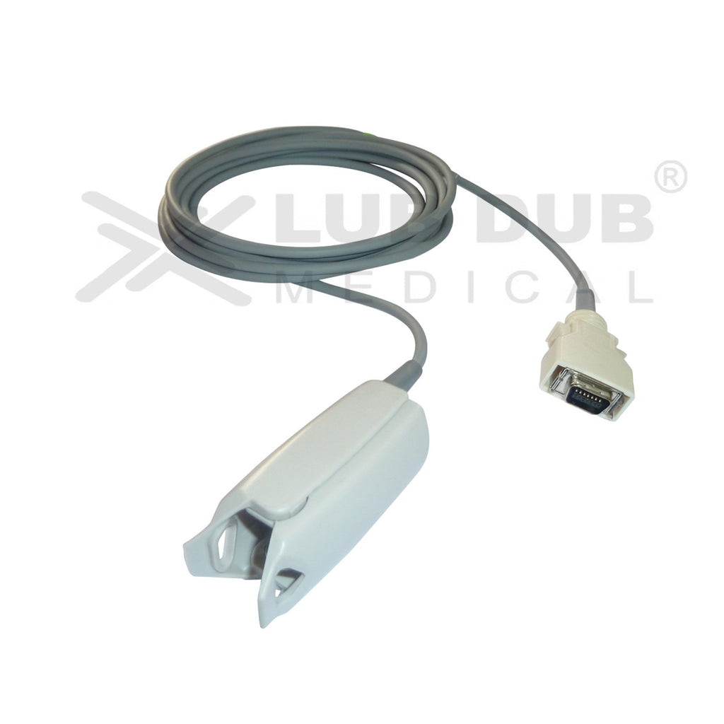 Spo2 Adult 3 Mtr Probe Compatible with L&T Astral 3m Connector clip type