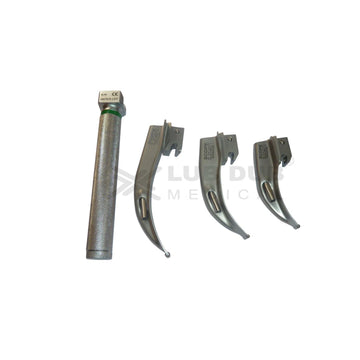 Fiber Optical Laryngoscope Mac with 3 Blade Pediatric