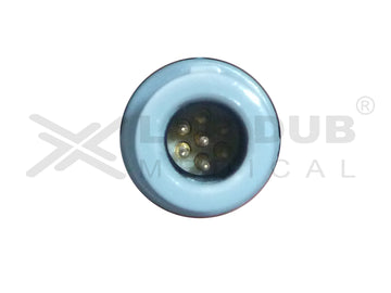 Spo2 Extension Cable Compatible with BPL Ultima Prime Nellcor 7 Pin Redal Male Connector Single Notch