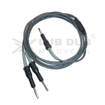Buy Metal Patient Plate Cable compatible with Eclips ESU Single Banana connector. Diathermy earth pad cable for OT use. Fast shipping across India.
