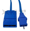 Buy Reusable Patient Plate Cable for Disposable Earth Pad compatible with Valleylab ESU. Diathermy earth pad cable for OT use. Fast shipping across India.