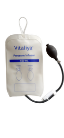 Buy Pressure Infusion Bag 500cc Piston Gauge with Stopcock Vitaliya. Medical-grade pressure infusion bag. Fast shipping across India.