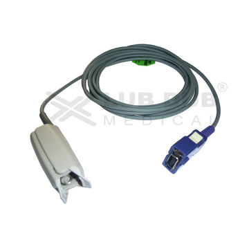SpO2 Clip Sensor Adult 3M Cable Nellcor DOC10