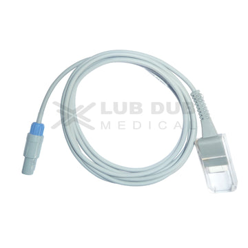 Hospital-Grade SpO2 Extension Cable Bluestar 6 Pin