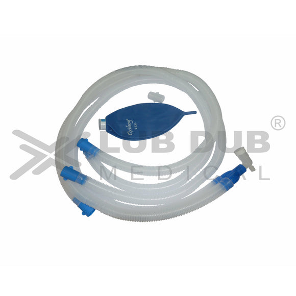 Buy Disposable Ventilator Circuit 3 Limb Adult with 2L Bag. Breathing circuit for ICU ventilators. Fast shipping across India. - LubdubBazaar