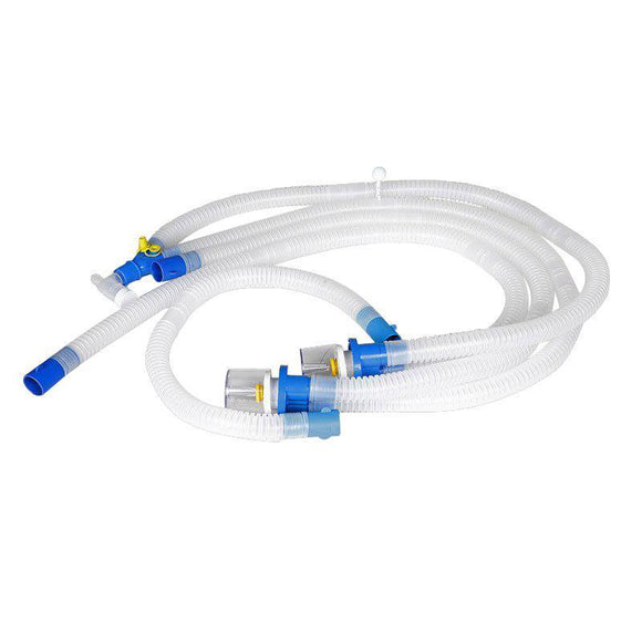 Buy Disposable Dual Heated Wire Ventilator Circuit (DWT) Adult. Heated wire breathing circuit for ICU ventilators. Fast shipping across India.