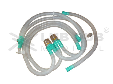 Buy Disposable Dual Heated Wire Ventilator Circuit (DWT) Adult Green. Heated wire breathing circuit for ICU ventilators. Fast shipping across India.