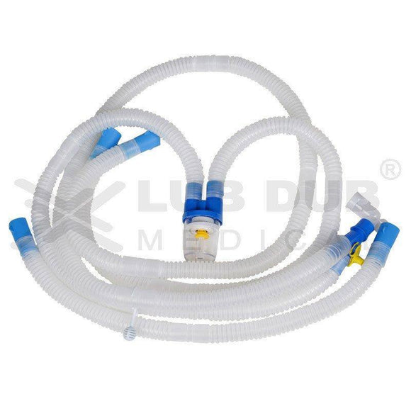 Buy Disposable Single Heated Wire Ventilator Circuit (SWT) Adult. Heated wire breathing circuit for ICU ventilators. Fast shipping across India.