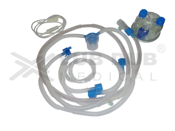 Buy Disposable Single Heated Wire Ventilator Circuit (SWT) Neonatal with Chamber. Heated wire breathing circuit for NICU ventilators. Fast shipping across India.