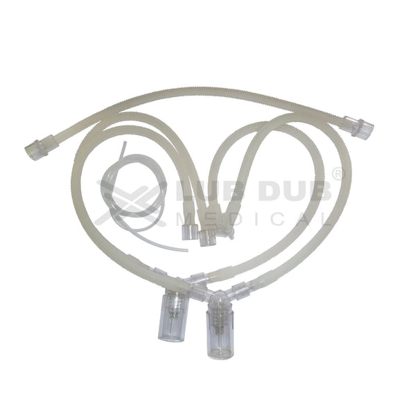 Buy Reusable Dual Heated Wire Ventilator Circuit (DWT) Neonatal. Heated wire breathing circuit for NICU ventilators. Fast shipping across India. - LubdubBazaar