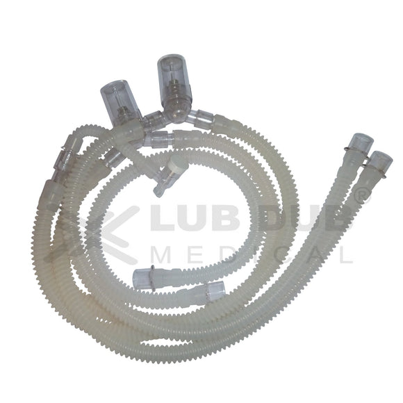 Buy Reusable Silicone Dual Heated Wire Ventilator Circuit (DWT) Pediatric. Heated wire breathing circuit for pediatric ICU ventilators. Fast shipping across India. - LubdubBazaar