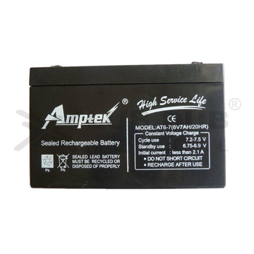 Battery 6v 7ah Top Terminal