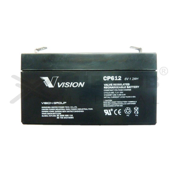 Battery 6v 1.2ah Top Terminal
