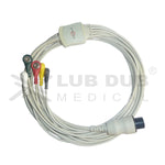 5 Lead ECG Cable Compatible with Mindray  6 Pin Snap type - LubdubBazaar