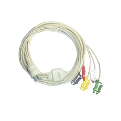5 Lead ECG Cable Compatible with Spacelab  17 Pin Clip type