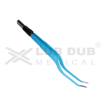 Bipolar Forceps Bayonet Angle Down 15cm 2mm Ger