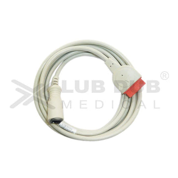 IBP Transducer Cable-Abbott Compatible with Datex ohmeda/Drager/GE 11 Pin