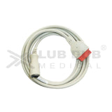 IBP Transducer Cable-Abbott Compatible with Datex ohmeda/Drager/GE 11 Pin