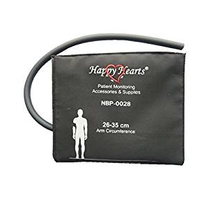 BP Cuff Adult Single Tube 26-35 cm (Dark Grey) - LubdubBazaar