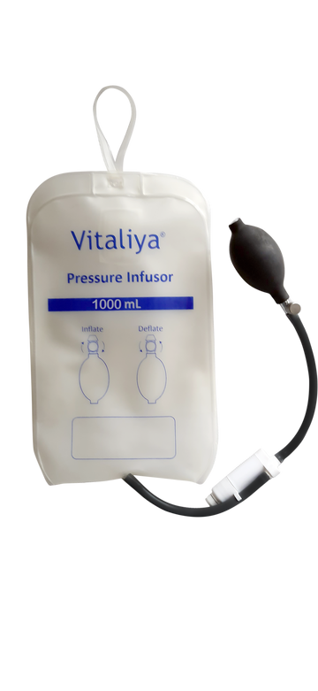Pressure Infusion Bag Piston Gauge Stopcock