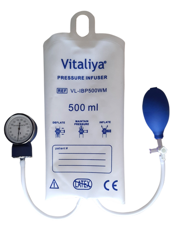 pressure infusion bag aneroid gauge 500ml